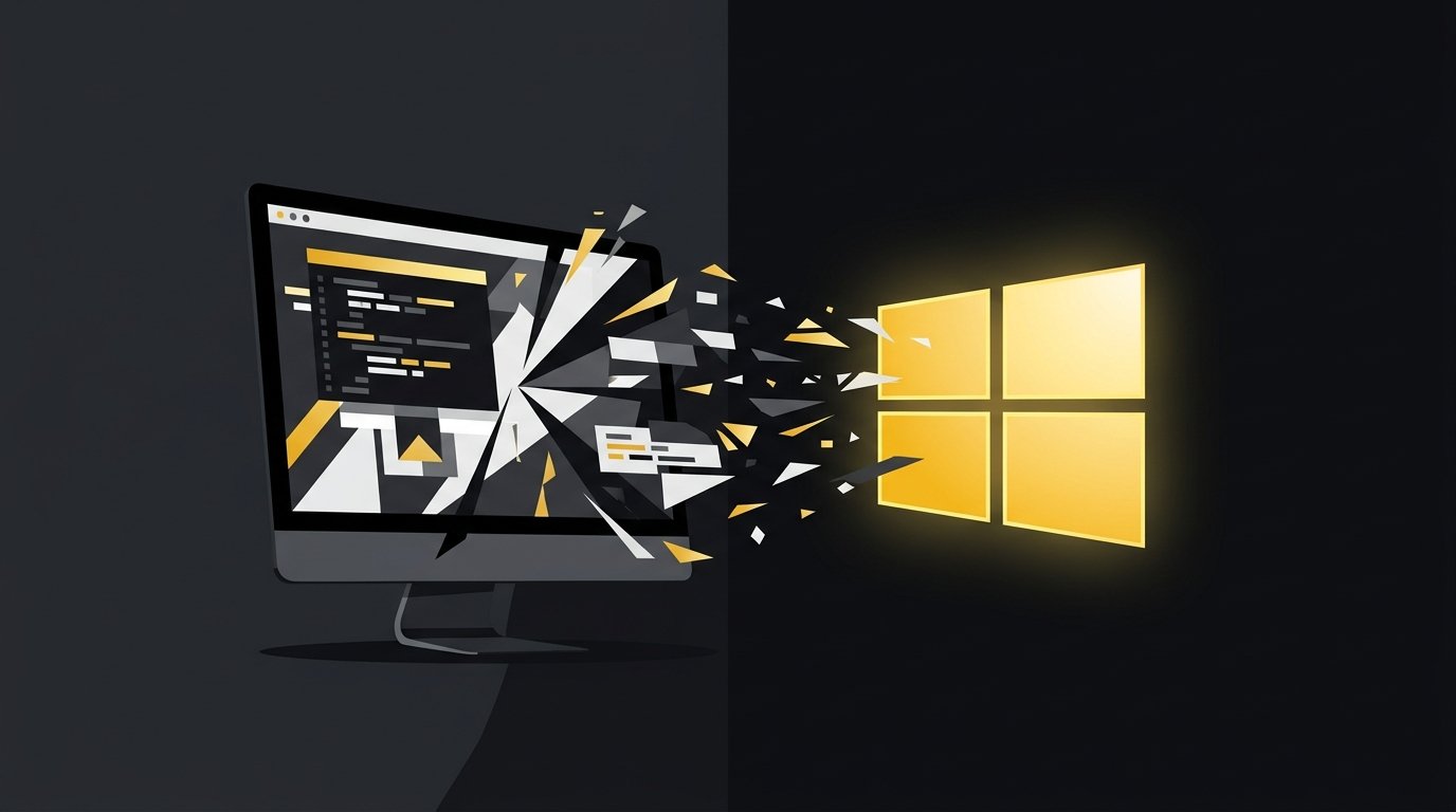 mình đã quay lại với windows